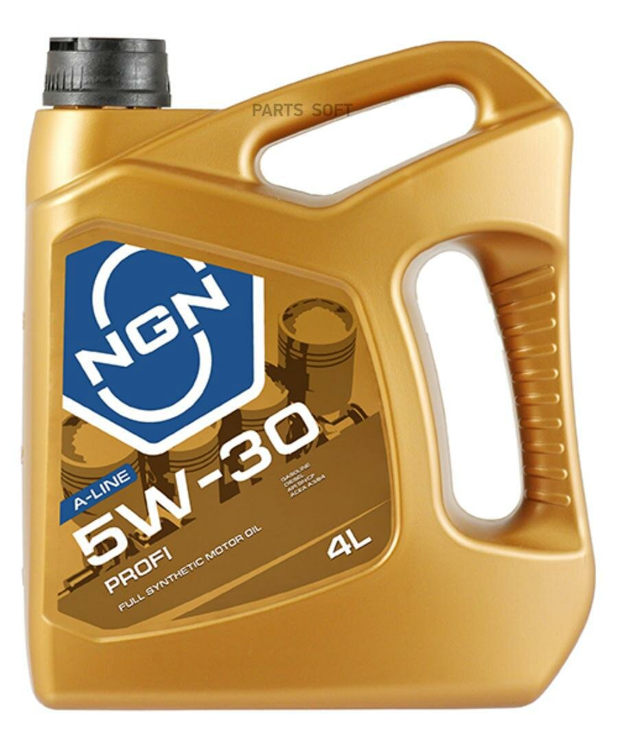 NGN V272085301 Масло моторное NGN PROFI SN/CF 5W-30 синтетическое 4 л V272085301