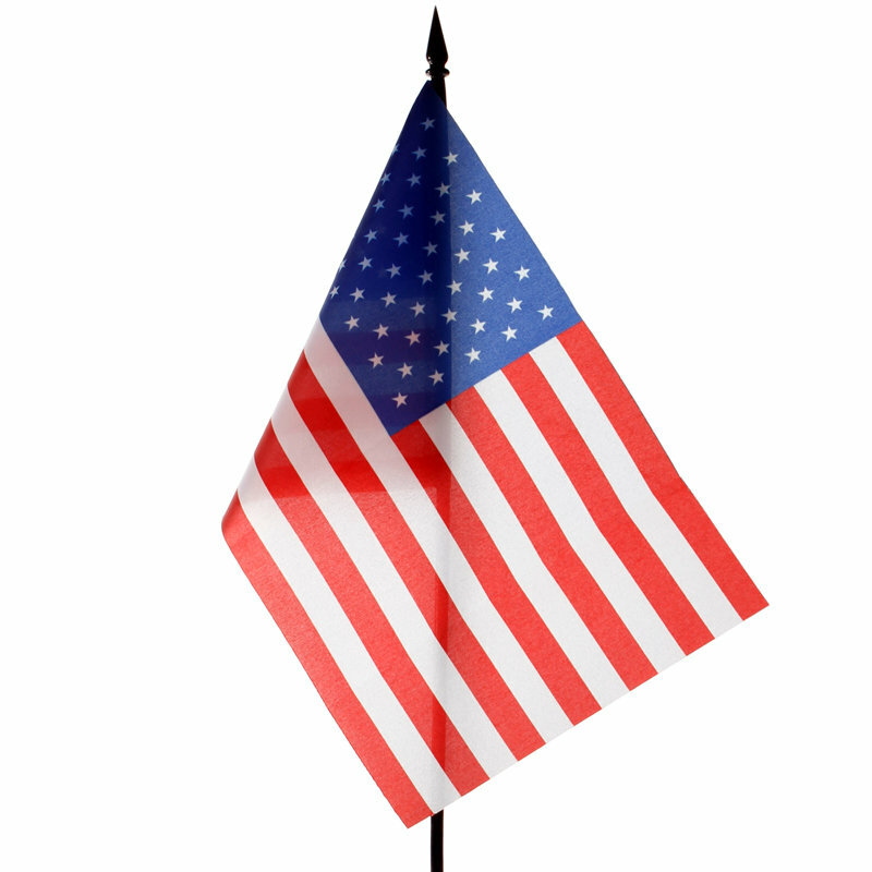 Подарки Настольный флаг США (22 х 14 см)