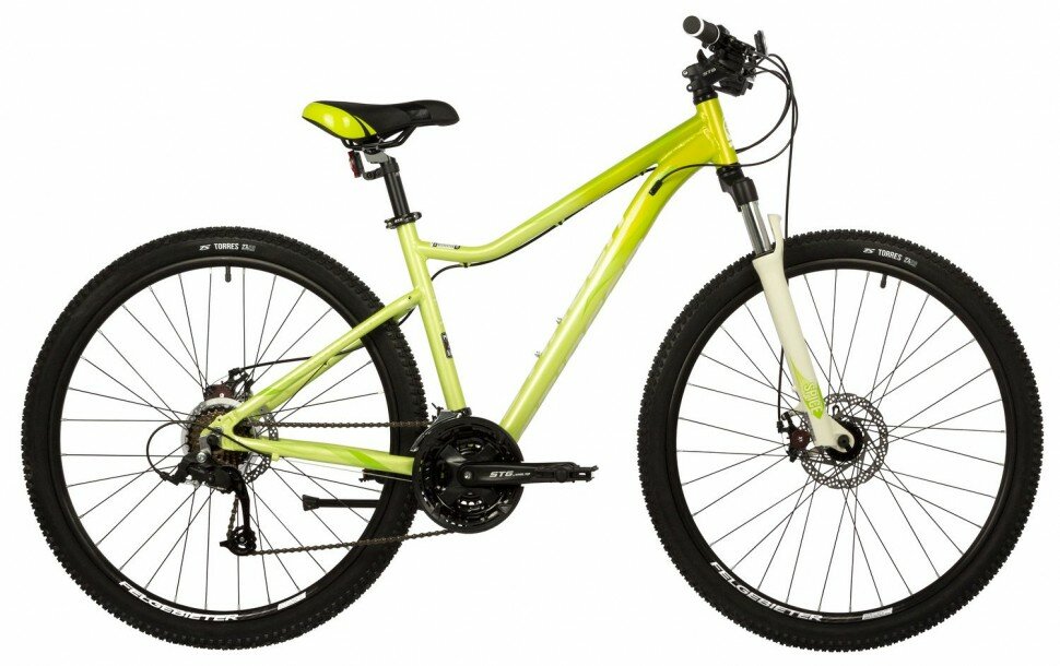 Велосипед STINGER 27.5" LAGUNA EVO зеленый, алюминий, размер 17"