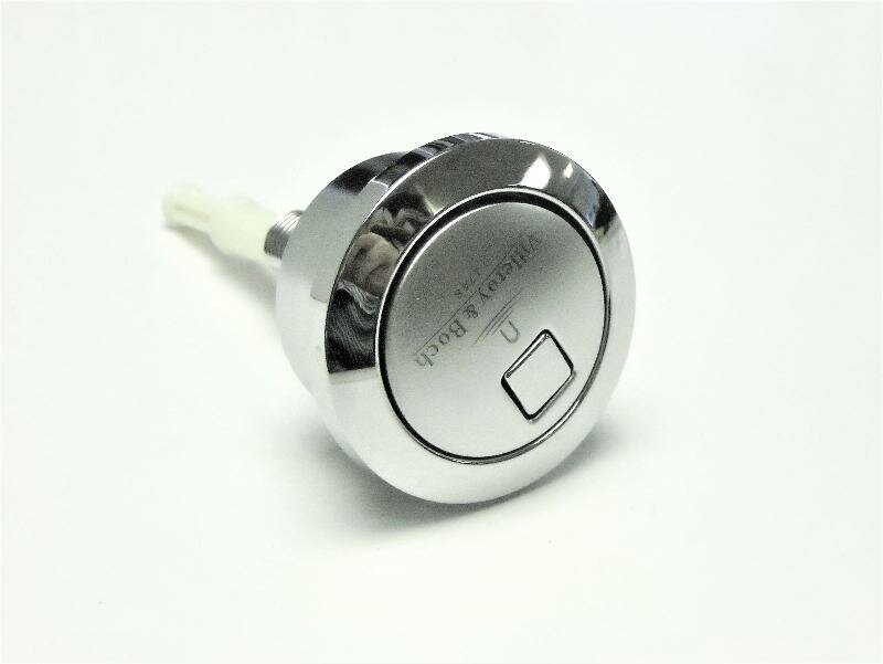 фото VILLEROY & BOCH Кнопка тип 280 клапана механизма слива Duo унитаза, цвет хром