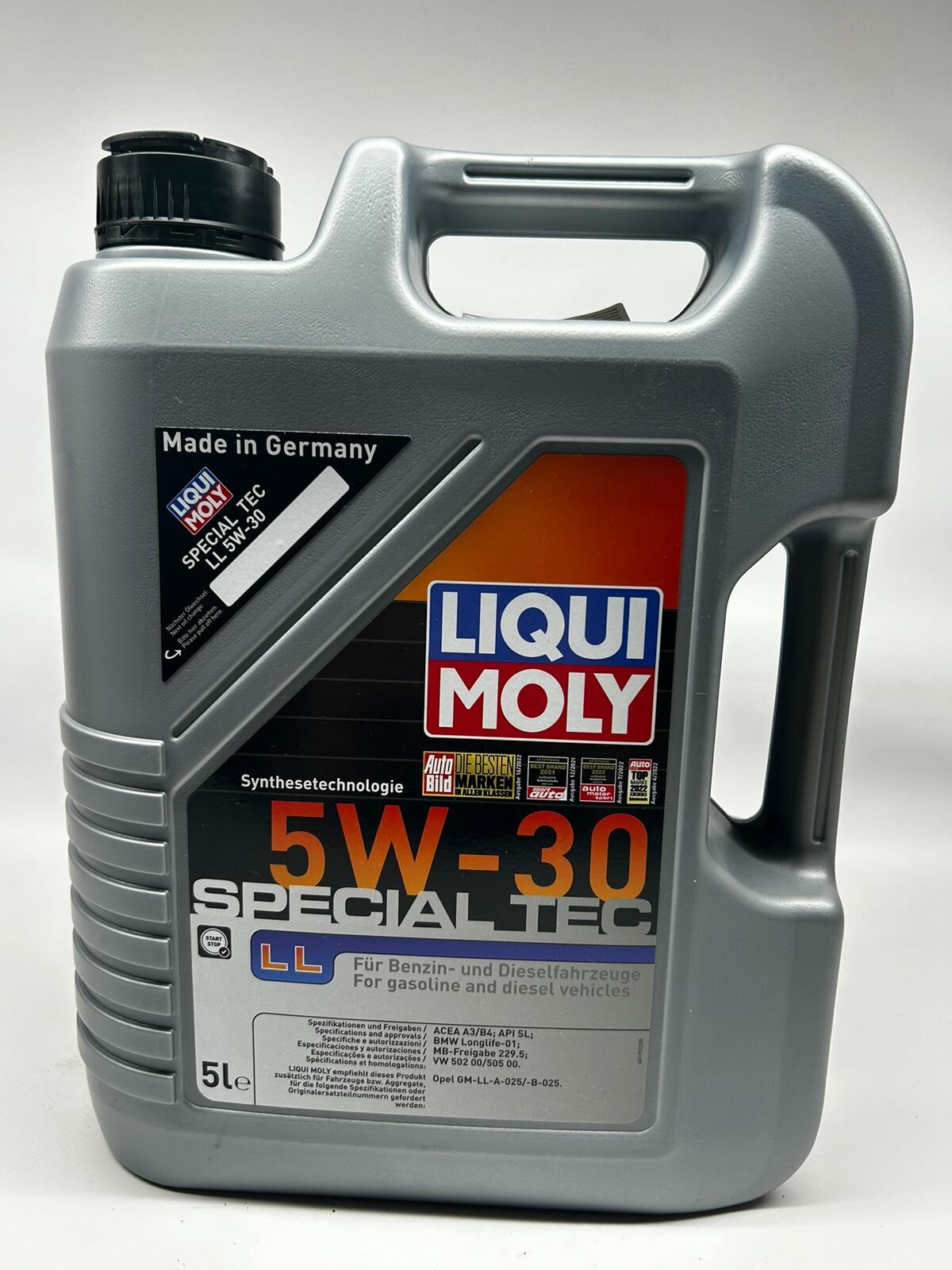 HC-синтетическое моторное масло LIQUI MOLY Special Tec LL 5W-30