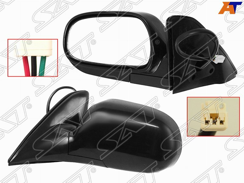 фото Зеркало левое для Тойота Королла 100 1991-2000 год выпуска (Toyota Corolla 100) SAT ST-TY26-940-A2