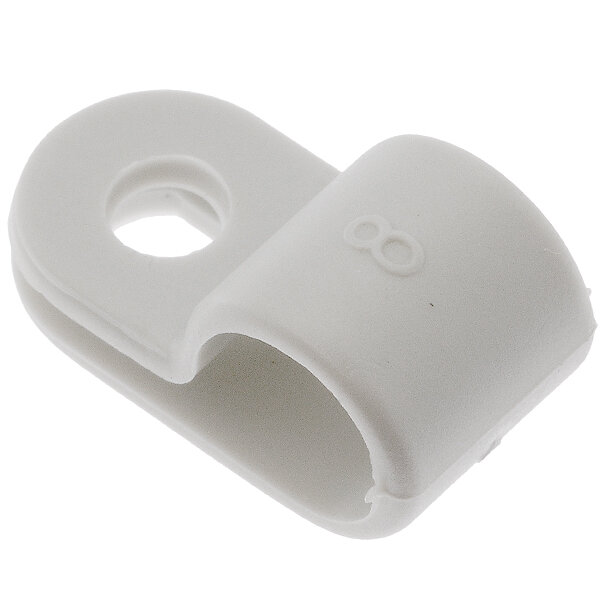 фото Серьга 2222086 для кабеля светло-серая 8мм (OBO Bettermann) (100 шт. в комплекте)