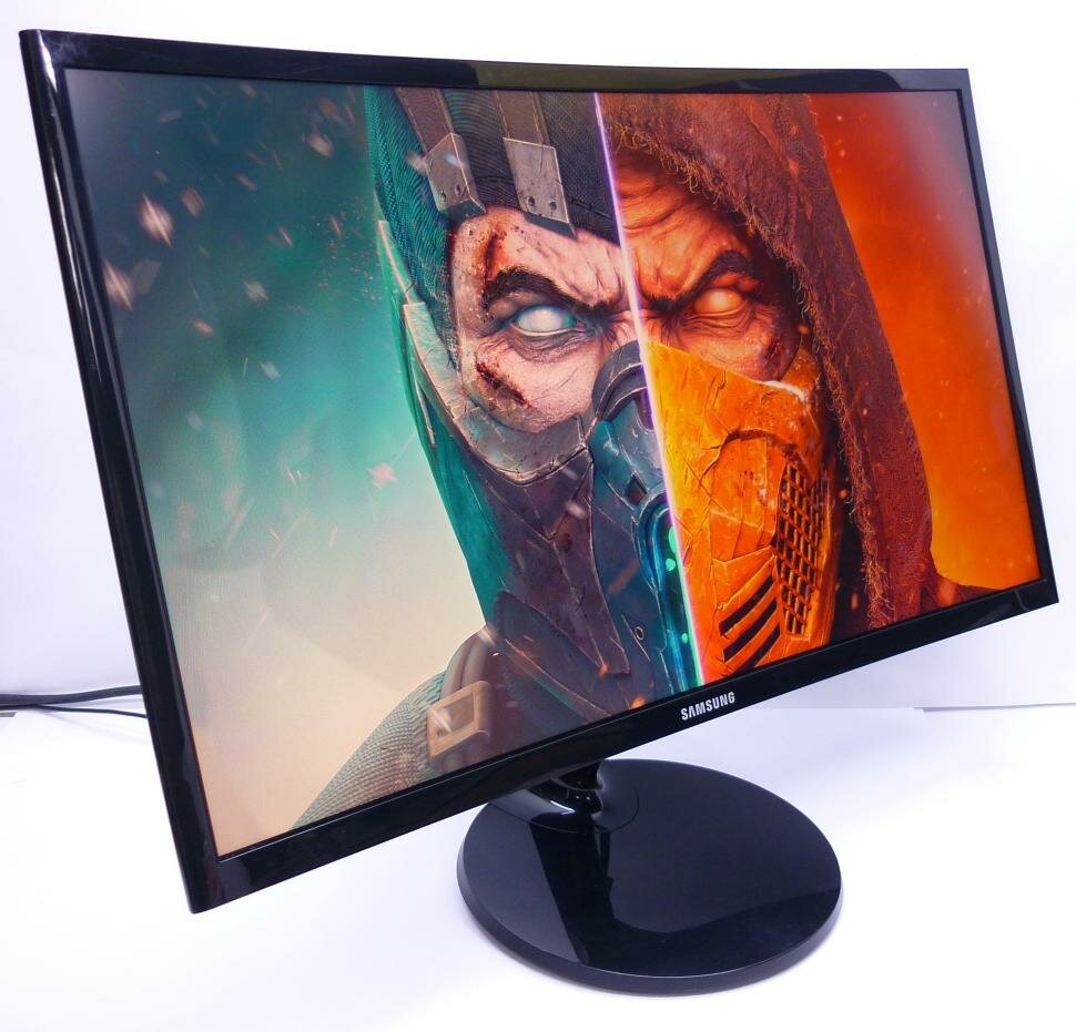 Изогнутый монитор 23.5" Samsung C24F390FHI