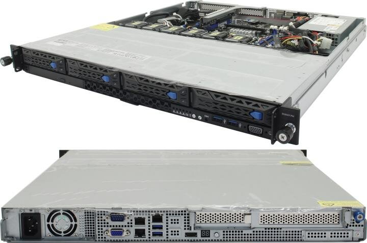 Сервер в корпусе высотой 1U Никс aS6000/1U Z0758513 Xeon E 2386G/64 ГБ/2 x 960 Гб SSD/2 x 4 Тб HDD/Aspeed AST2600