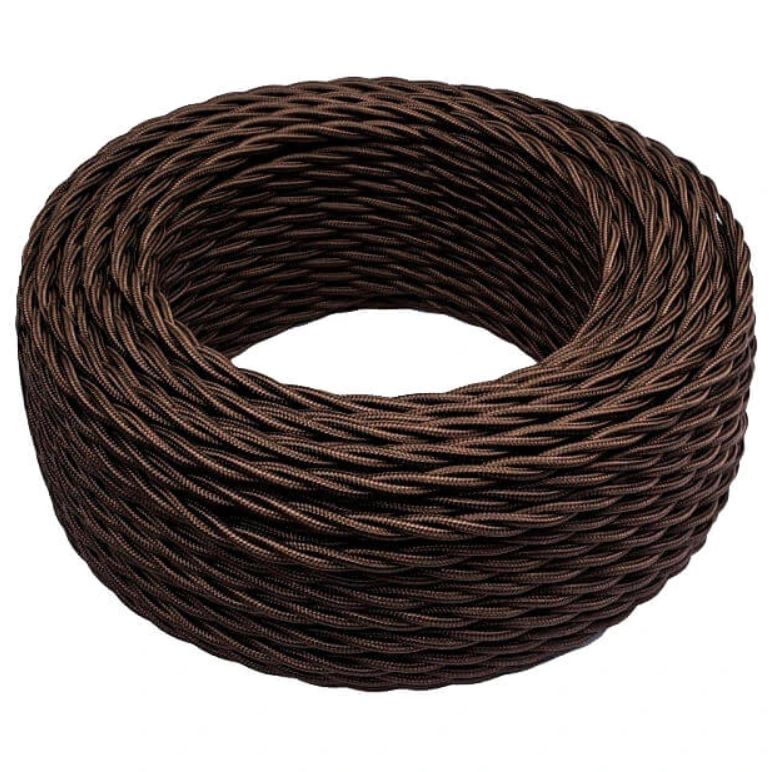 фото BIRONI Кабель коаксиальный, витой, телевизионный (коричневый глянец)