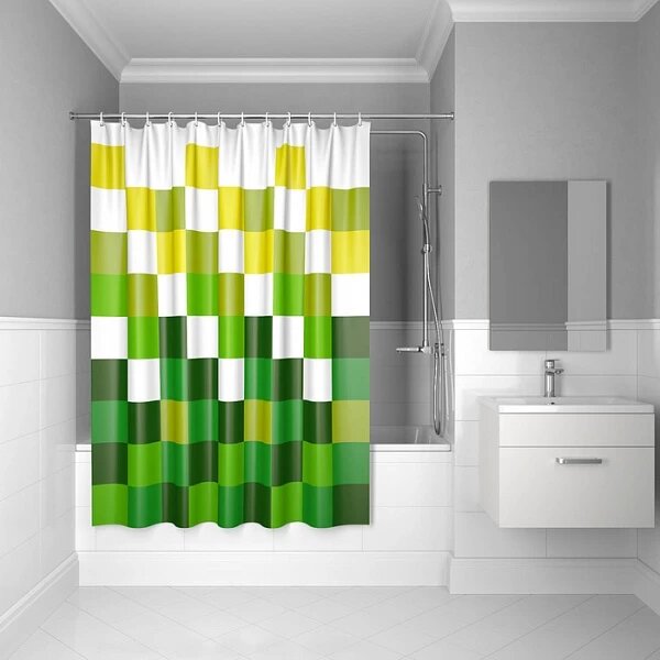 фото Штора д/ванны тканевая Basic 62 (IDDIS) 200*180, 100% Полиэстер P=70 г/м2