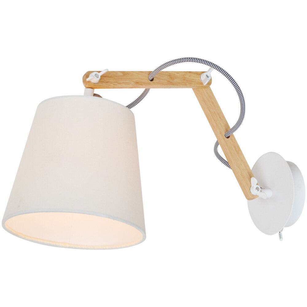 Светильник бра на штанге Arte lamp A5700AP-1WH Pinoccio