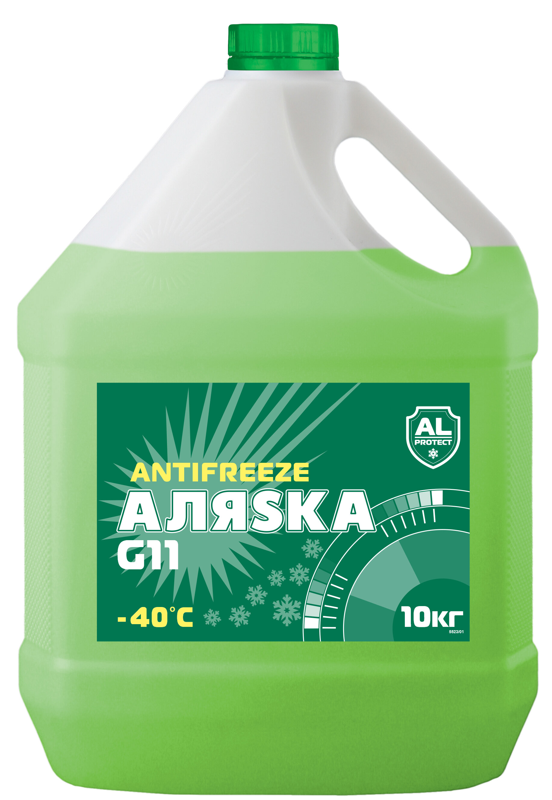 Антифриз Аляска green - 40 G11 10 кг DELFIN GROUP 5523 | цена за 1 шт