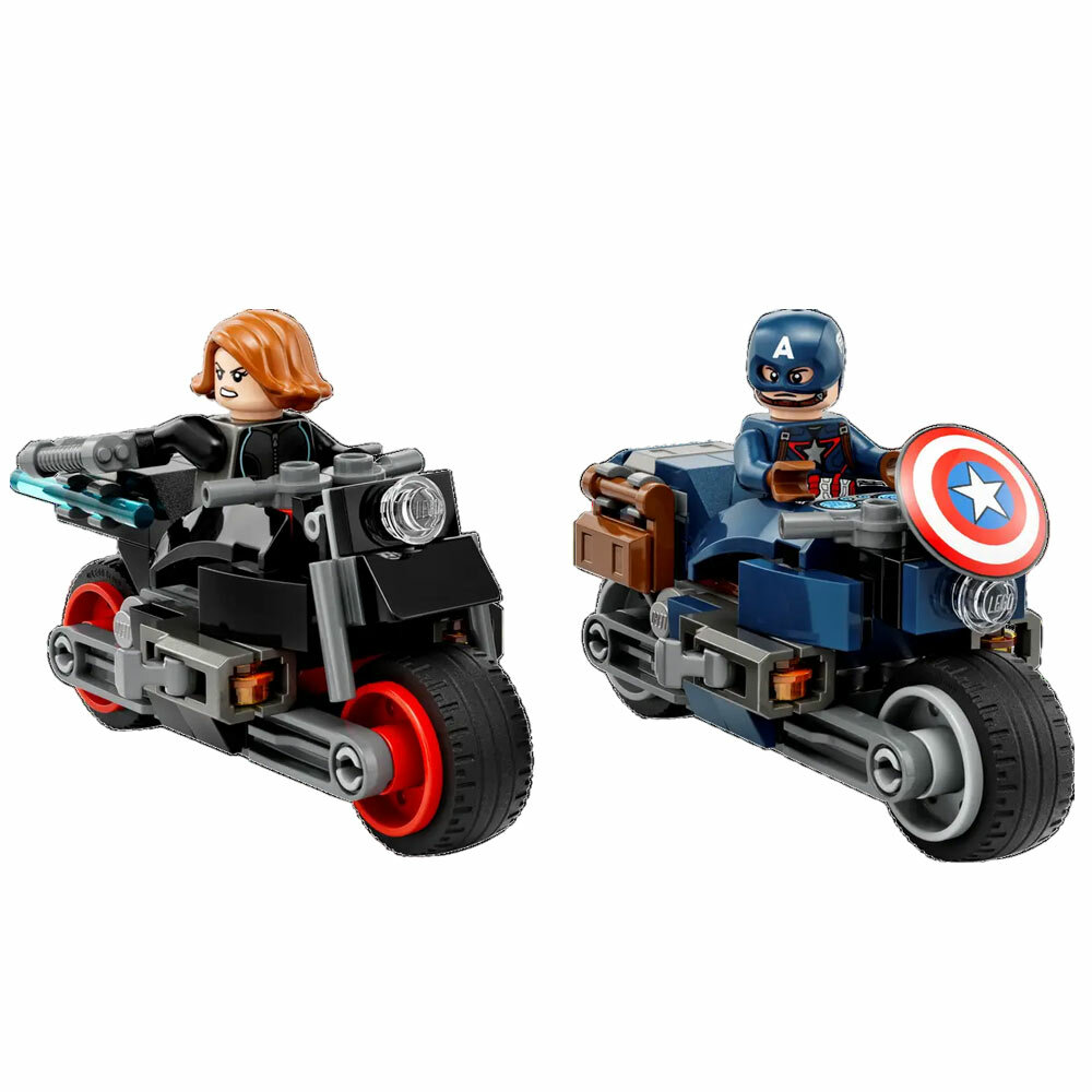 Lego Конструктор Lego Super Heroes 76260 Черная вдова и Капитан Америка на мотоциклах