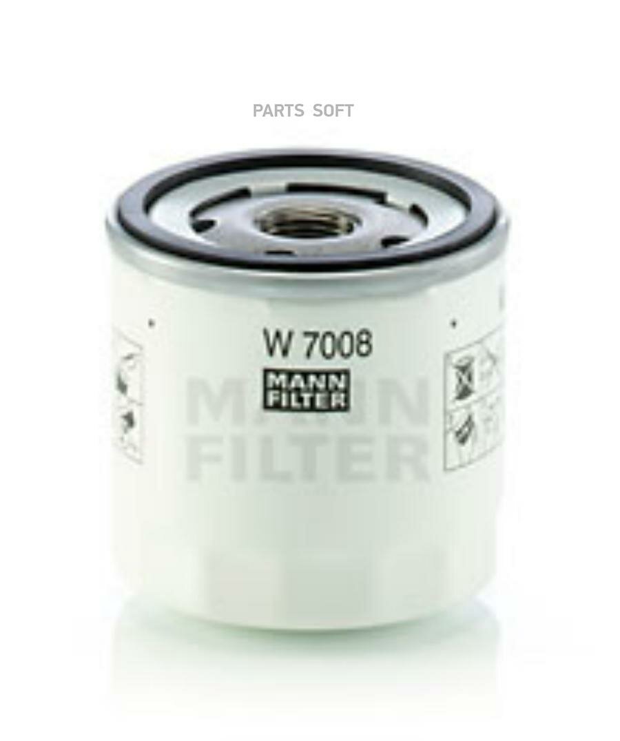 Масляный фильтр MANN-FILTER Масляный фильтр MANN-FILTER W7008 пр-во Германия