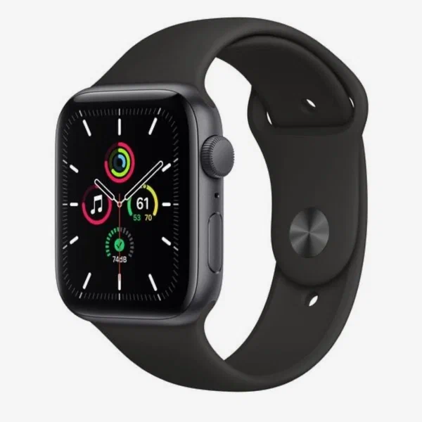 Силиконовый ремешок для Apple Watch 38-40-41 mm Series 1-7 SE / Сменный браслет (Sport Band) для смарт часов Эпл Вотч 38-41 мм (Black S)