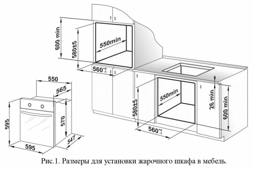 Духовой шкаф Лысьва ДЭВ 53р4 ER0006G00 Bk - фотография № 3