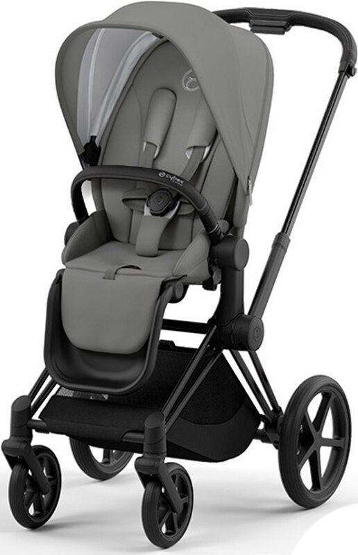 Cybex Priam IV (Pearl Grey на шасси Matt Black)