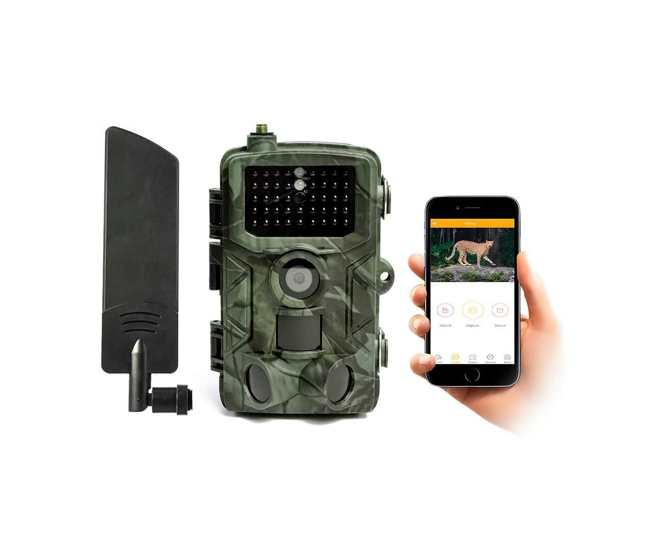 Фотоловушка 4G Филин HC-808 LTE-Pro-2K (W5004RU) для охраны загородного дома - фотоловушка для охоты видео 2K онлайн просмотр облако.