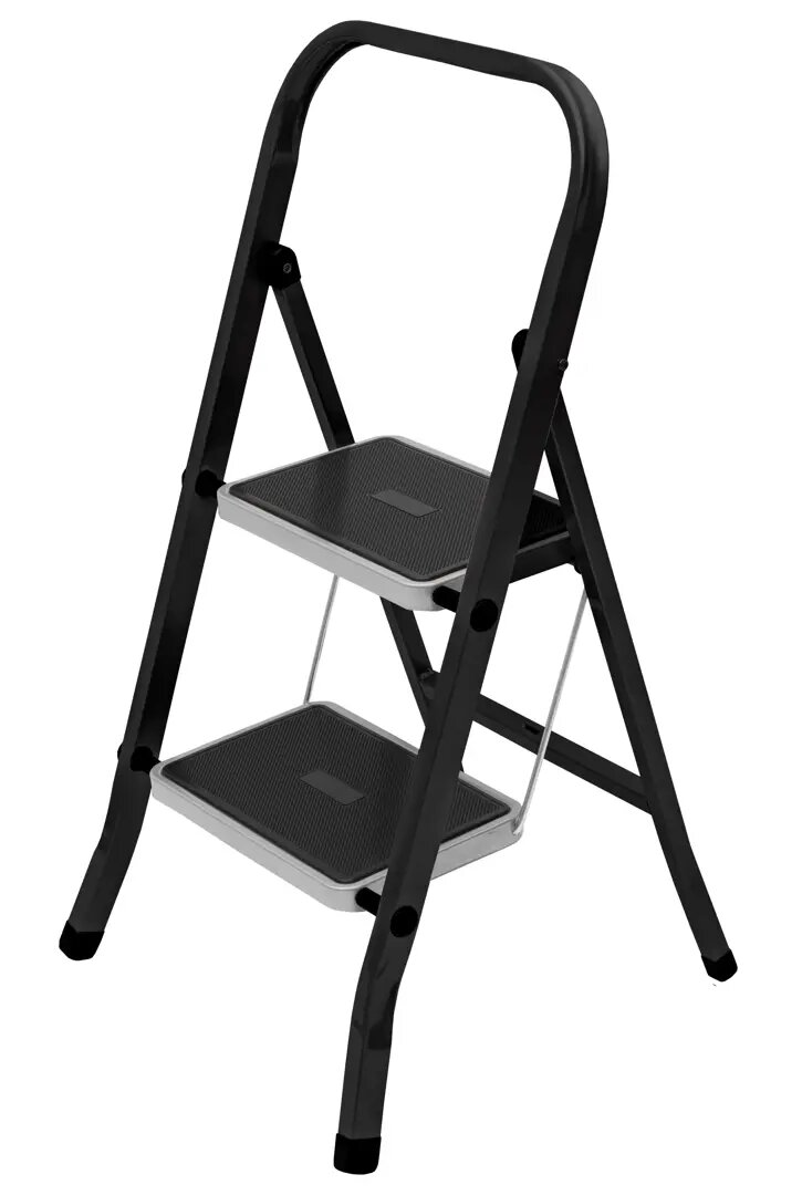 фото Стремянка стальная Zalger с ковриком 2 ступени