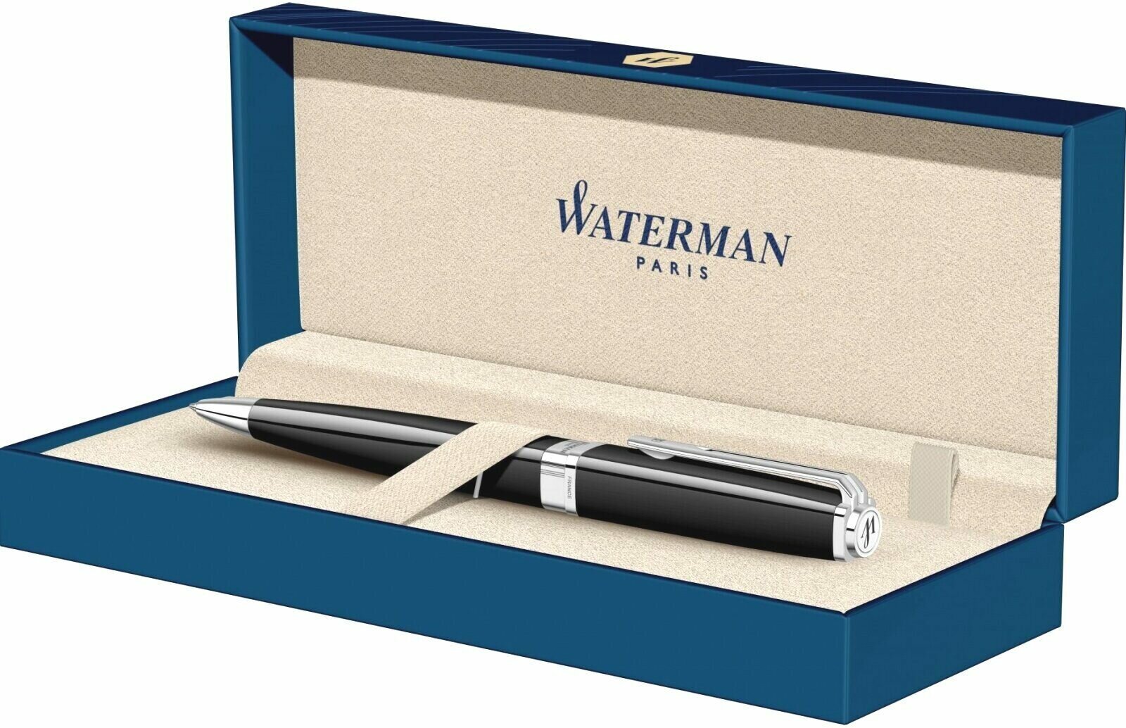 ручка шариковая Waterman Exception Slim Black ST - фото №2