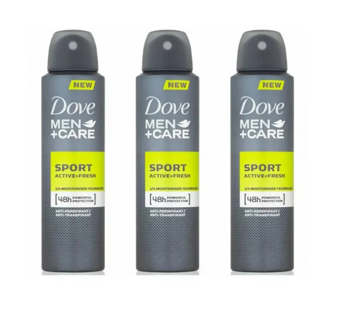 Антиперспирант Dove men Sport, 3 шт х 150 мл