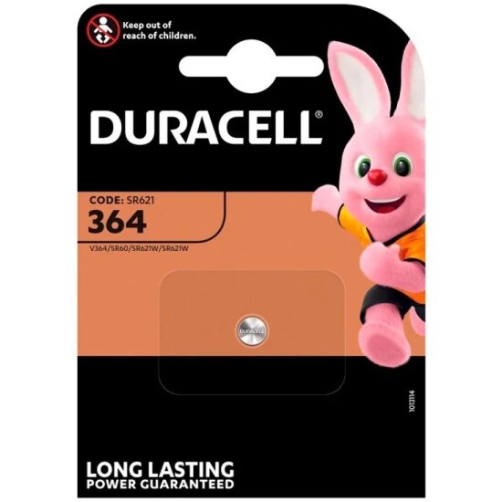 Элемент питания Duracell Silver Oxide 364