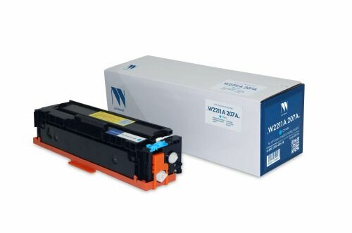 Картридж совместимый NV Print NVPNV-W2211A 207A Cyan (без чипа) ( без гарантии) для HP Color LaserJet M255/M282/M283 (1250k)