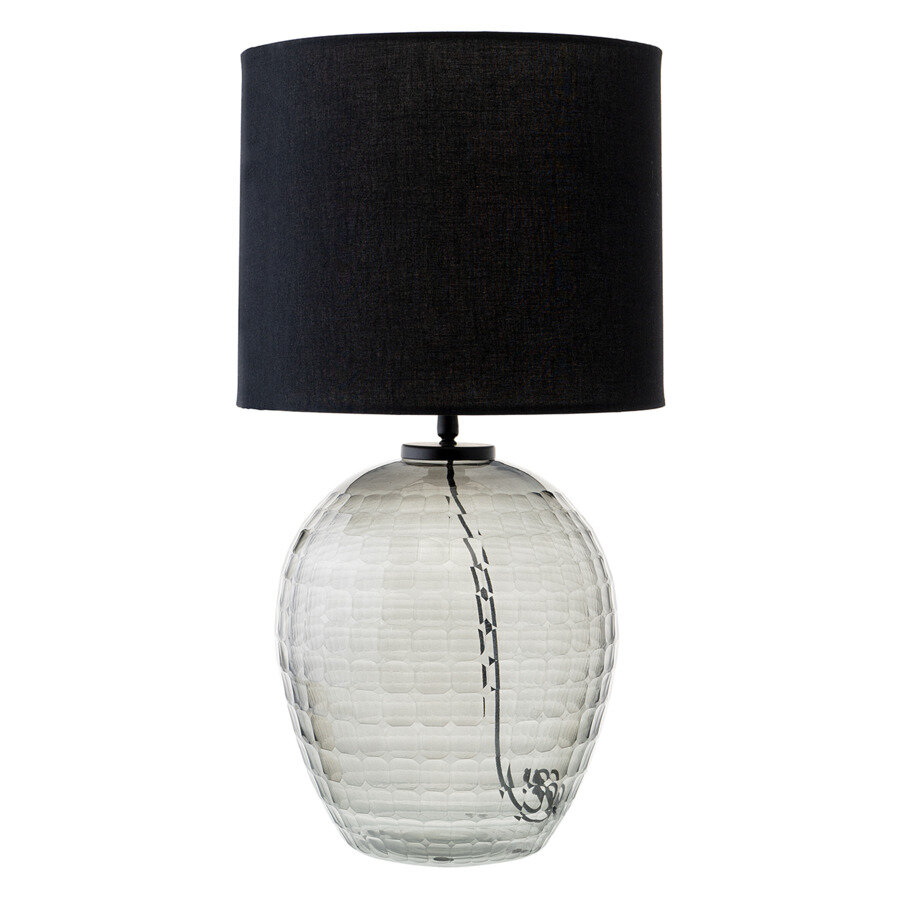 фото Лампа настольная с черным абажуром Bergenson Bjorn Mirage 24 см