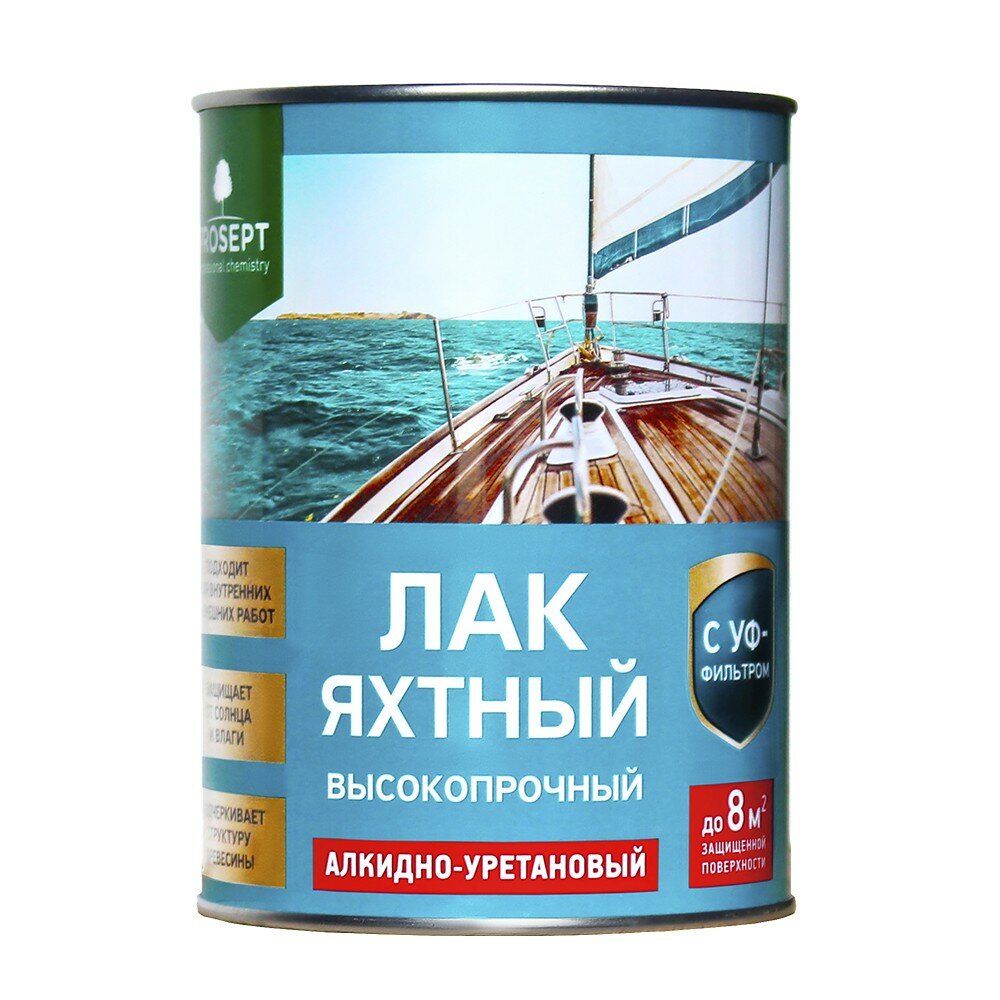 фото Лак яхтный PROSEPT, полуматовый