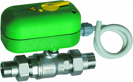 фото Far 2-х ходовой зон. шар. кран с сервоприводом и ручной деблок. 220 В, 1", НР