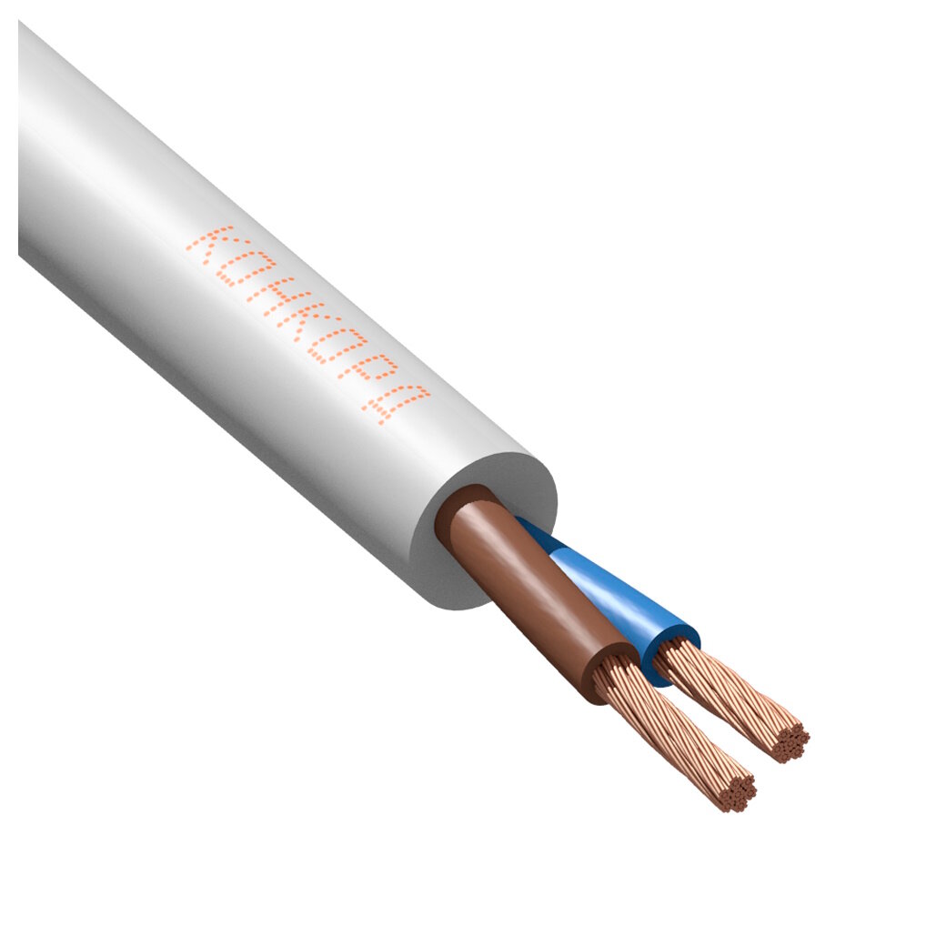 Провод ПВС 2Х0,75 20М