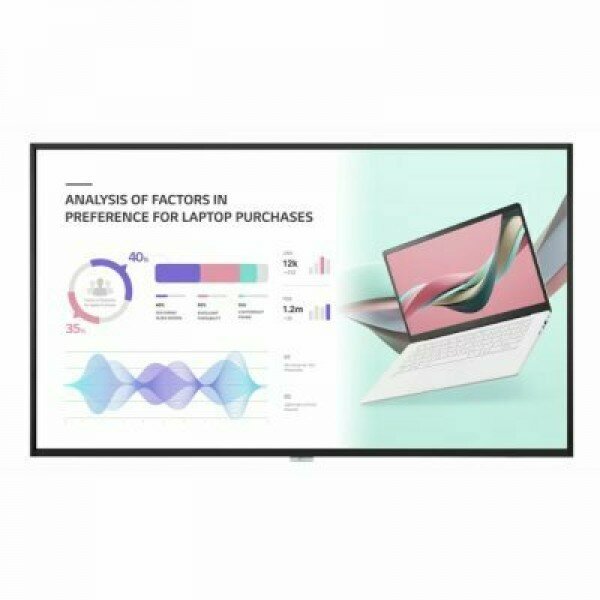 Панель 65" LG 65UH5J-H, 3840х2160, 120 Гц, IPS, черный - фото №1