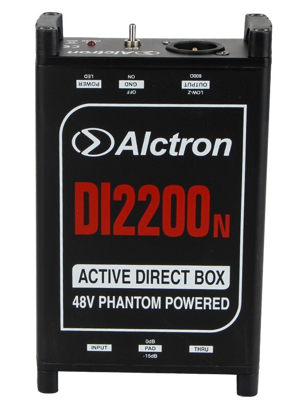 Преобразователь акустического сигнала ALCTRON DI2200N D.I. Box активный