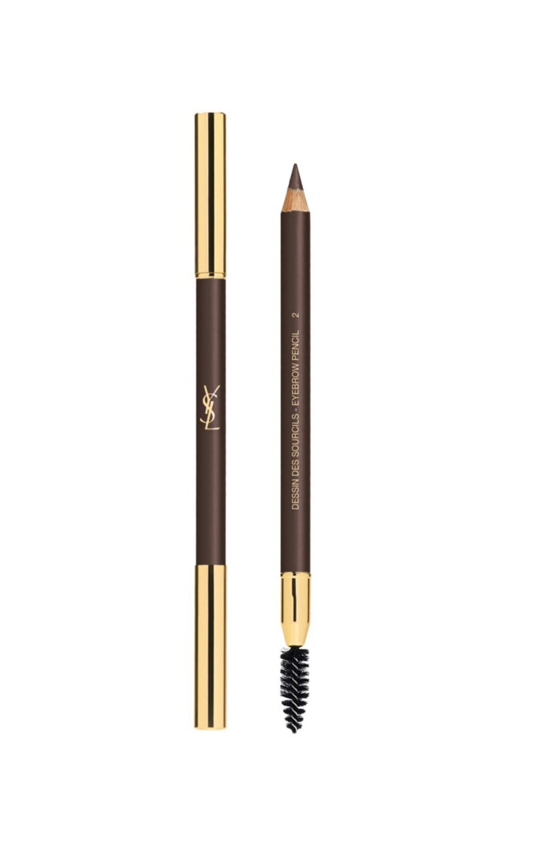 Yves Saint Laurent Карандаш для бровей Dessin Des Sourcils, оттенок 02 dark brown