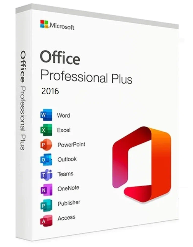 Microsoft Office 2016 Professional Plus (с привязкой) лицензионный ключ активации