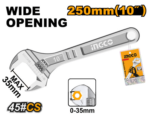Ключ INGCO_Handtools Гаечный ключ разводной Ingco