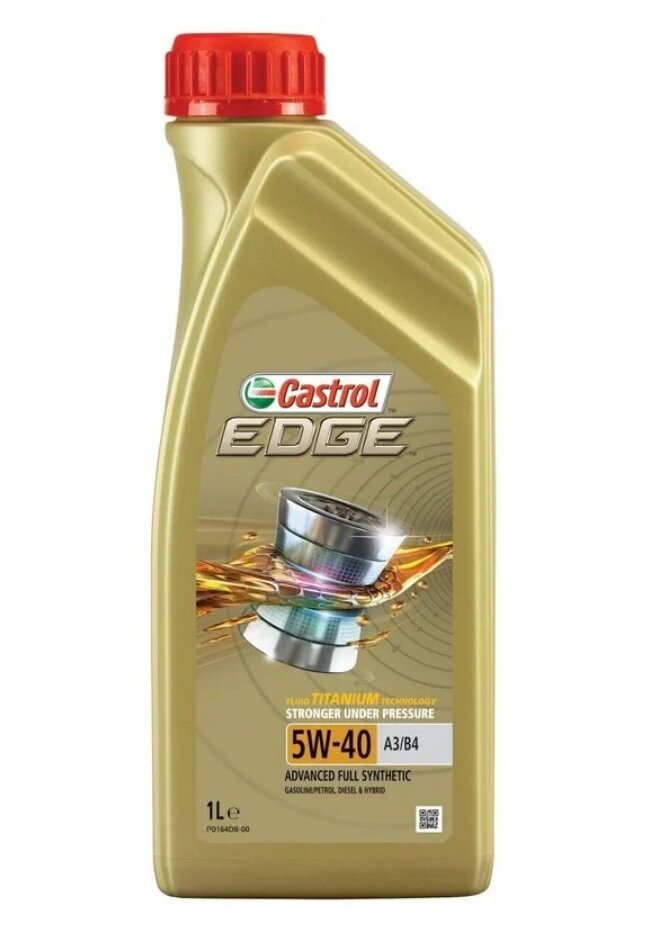 Синтетическое моторное масло Castrol Edge 5W-40 A3/B4