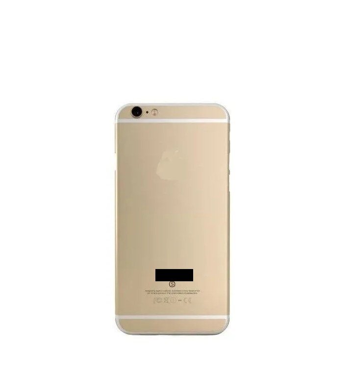 Задняя крышка (корпус) для iPhone 6S Золотой (с кнопками)