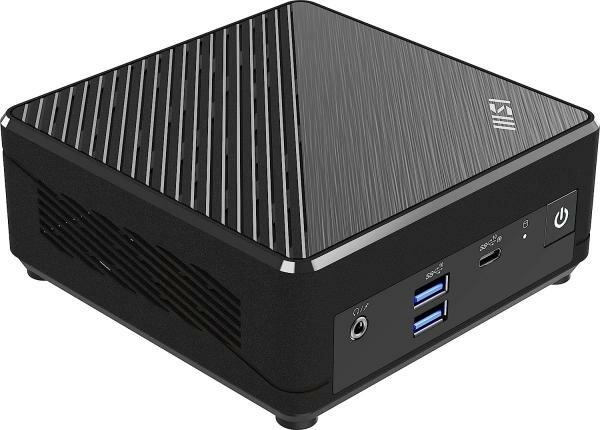 MSI Неттоп MSI Cubi N ADL-019RU slim N100 (0.8) 4Gb SSD128Gb UHDG Windows 11 Professional GbitEth WiFi BT 65W черный (9S6-B0A911-059)