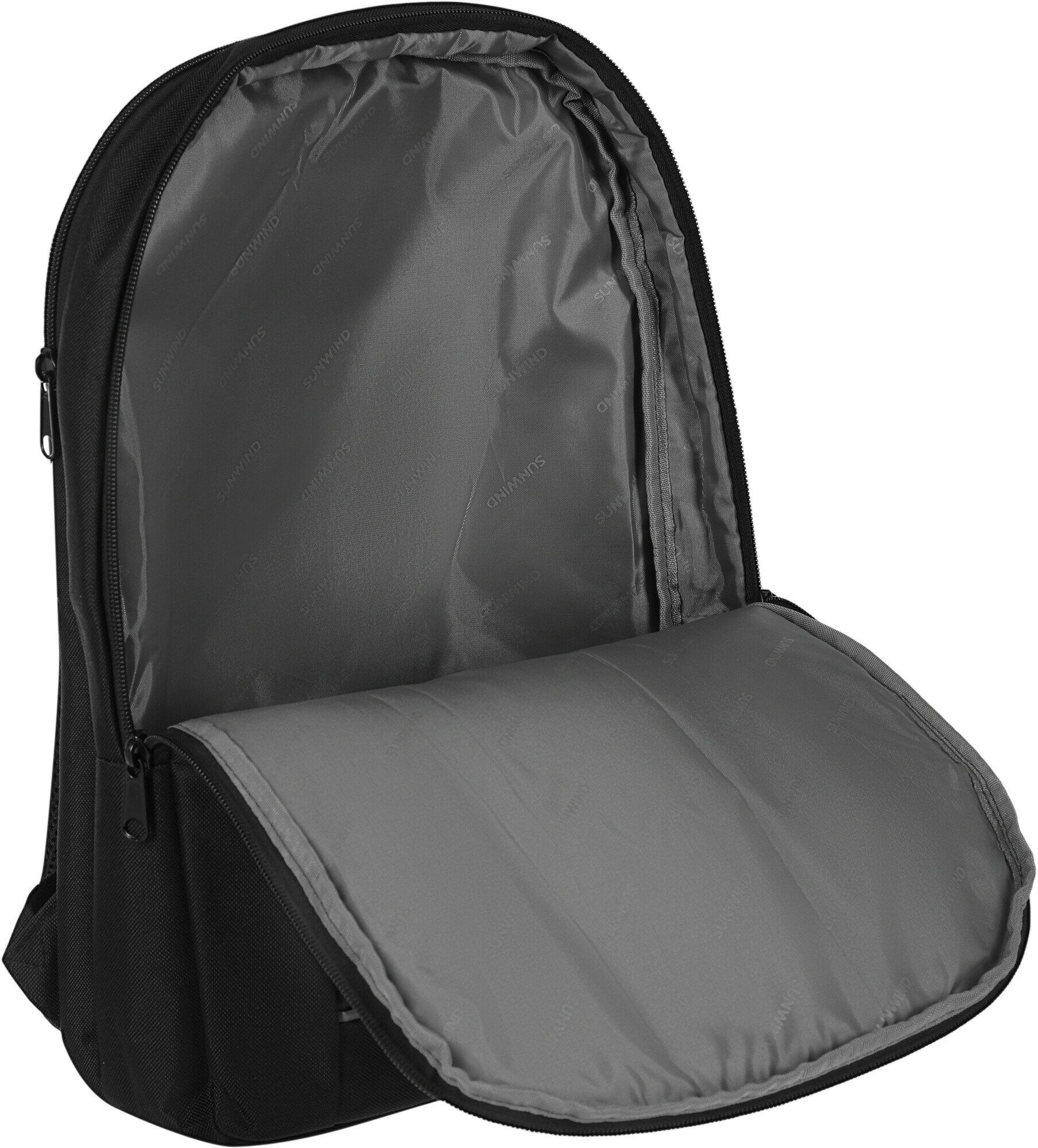 Рюкзак для ноутбука 15.6" SunWind SWP15A02BK, нейлон, черный - фото №5