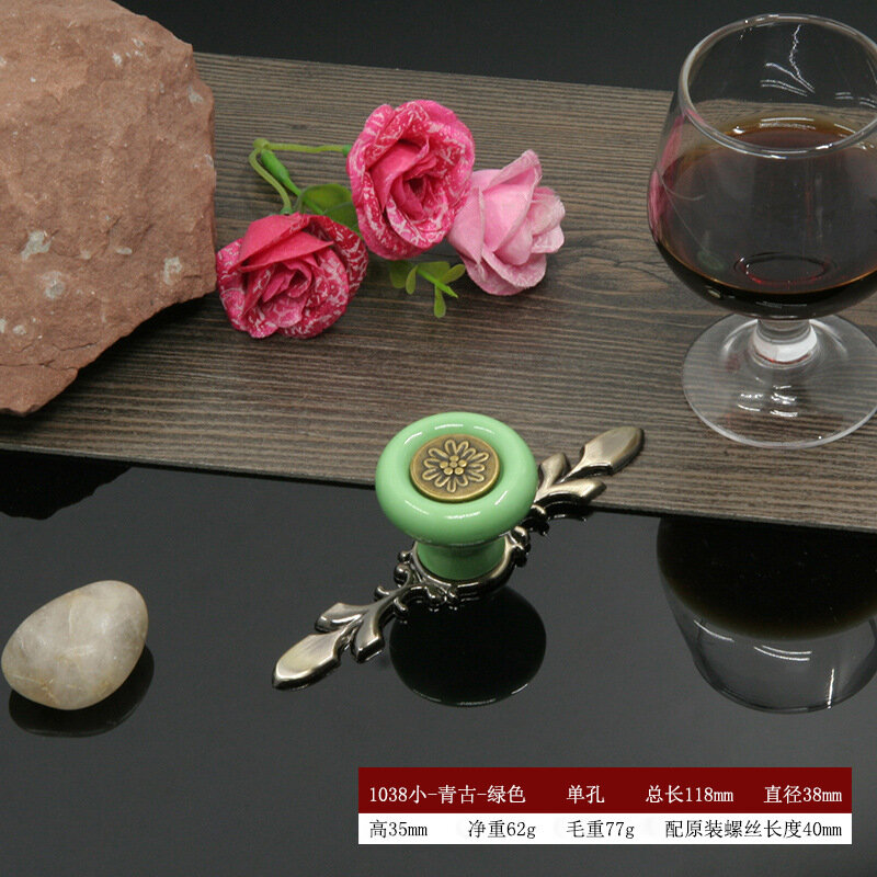 фото Ручка для шкафа, антикварная, из цинкового сплава, для винного шкафа