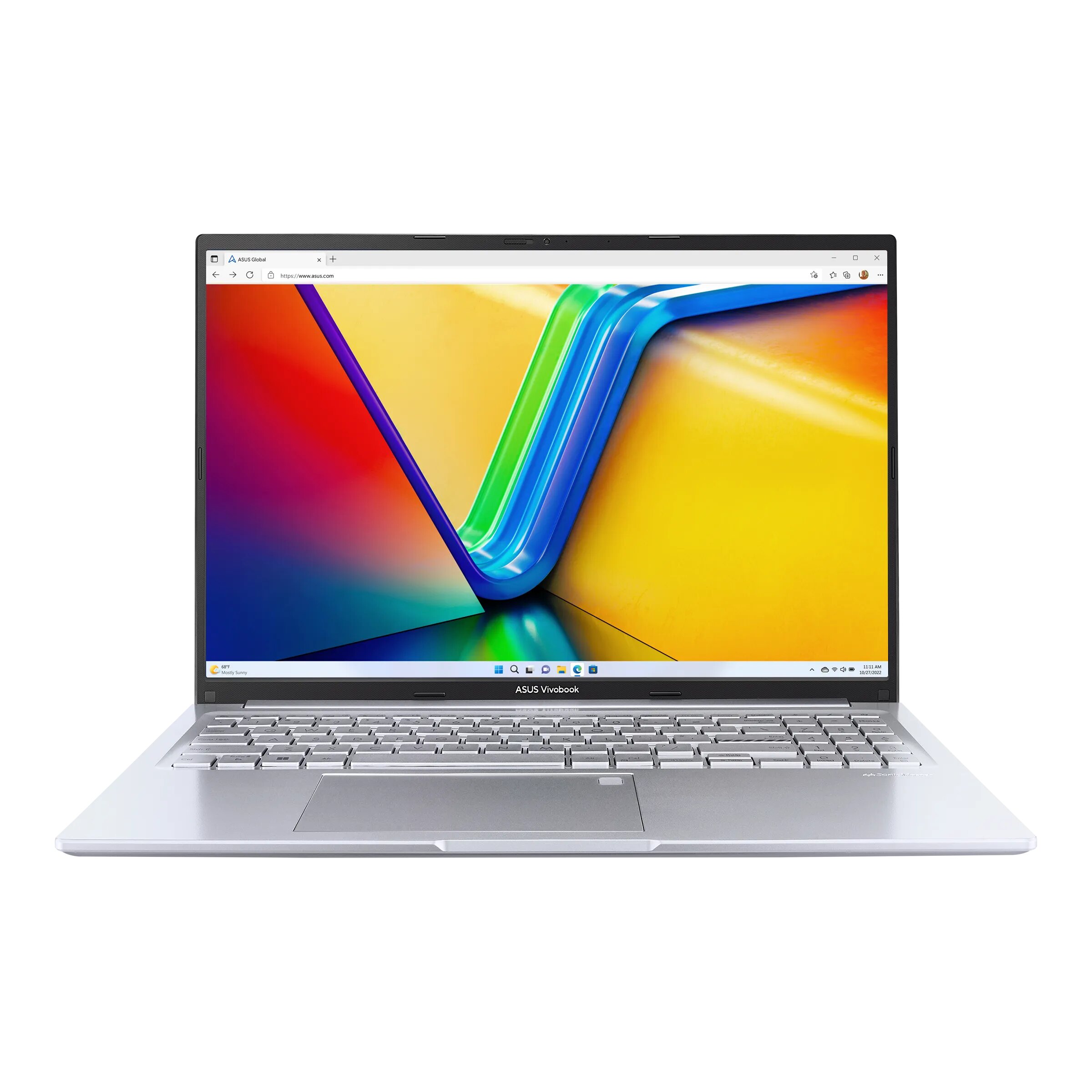 Ноутбук Asus VivoBook 16 M1605YA-MB341 (AMD Ryzen 7 5825U/16"/1920x1200/16GB/512GB SSD/AMD Radeon Vega 8/DOS) 90NB10R2-M00FL0 Silver