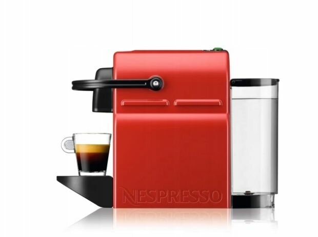 Капсульная кофемашина Krups Nespresso Inissia XN1005 19 бар, красный - фотография № 3