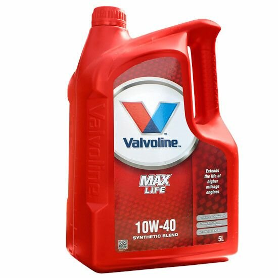 Масло моторное 10W40 Valvoline MAXLIFE API SN/CF ACEA A3/B4 (п/синт) пластик (5 л.)