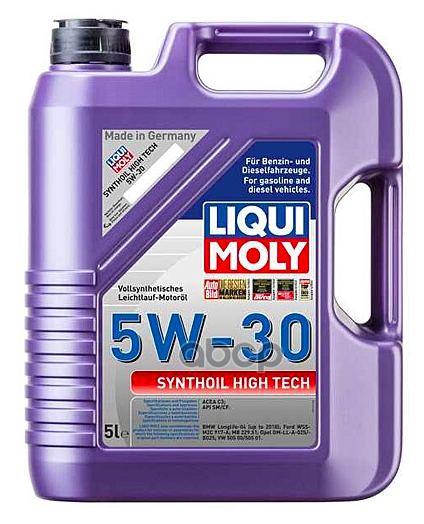 LIQUI MOLY Масло Моторное Синтетическое Synthoil High Tech 5W-30 Cf/Sm C3