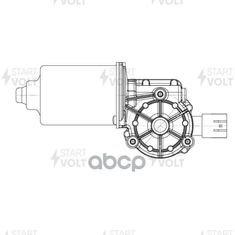 Моторедуктор Стеклооч. Перед. Chery Tiggo T11 (05-) STARTVOLT арт. VWF 0563