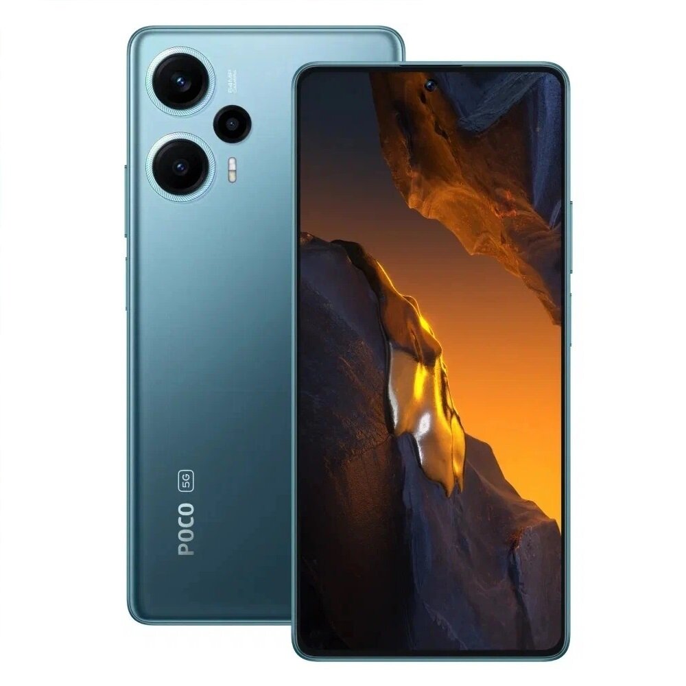 Смартфон Xiaomi Poco F5 5G 12/256GB Blue (Синий) EU