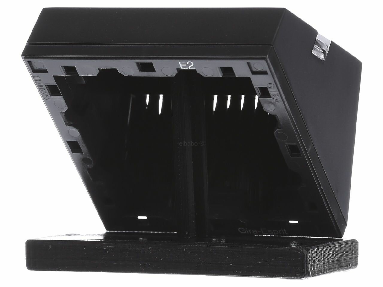 System55 068228 Рамка адаптерная для устройств 50х50 мм (съемная крышка, антрацит) Gira - фото №4