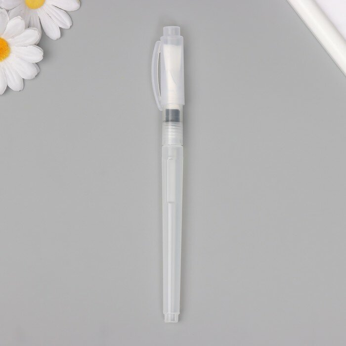 фото Кисть для туши и краски размер 1,4х1,6 см нейлон 1,5х2,2х18,2 см