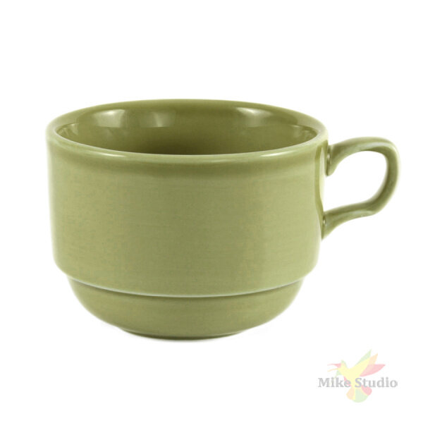 фото Чашка чайная ф.Браво емк.250 см3 Акварель (фисташковая)