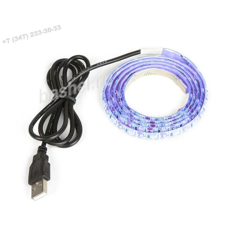 Комплект светодиодной ленты OG-LDL09 синяя, USB, IP65, 30 SMD5050, 1,0 м