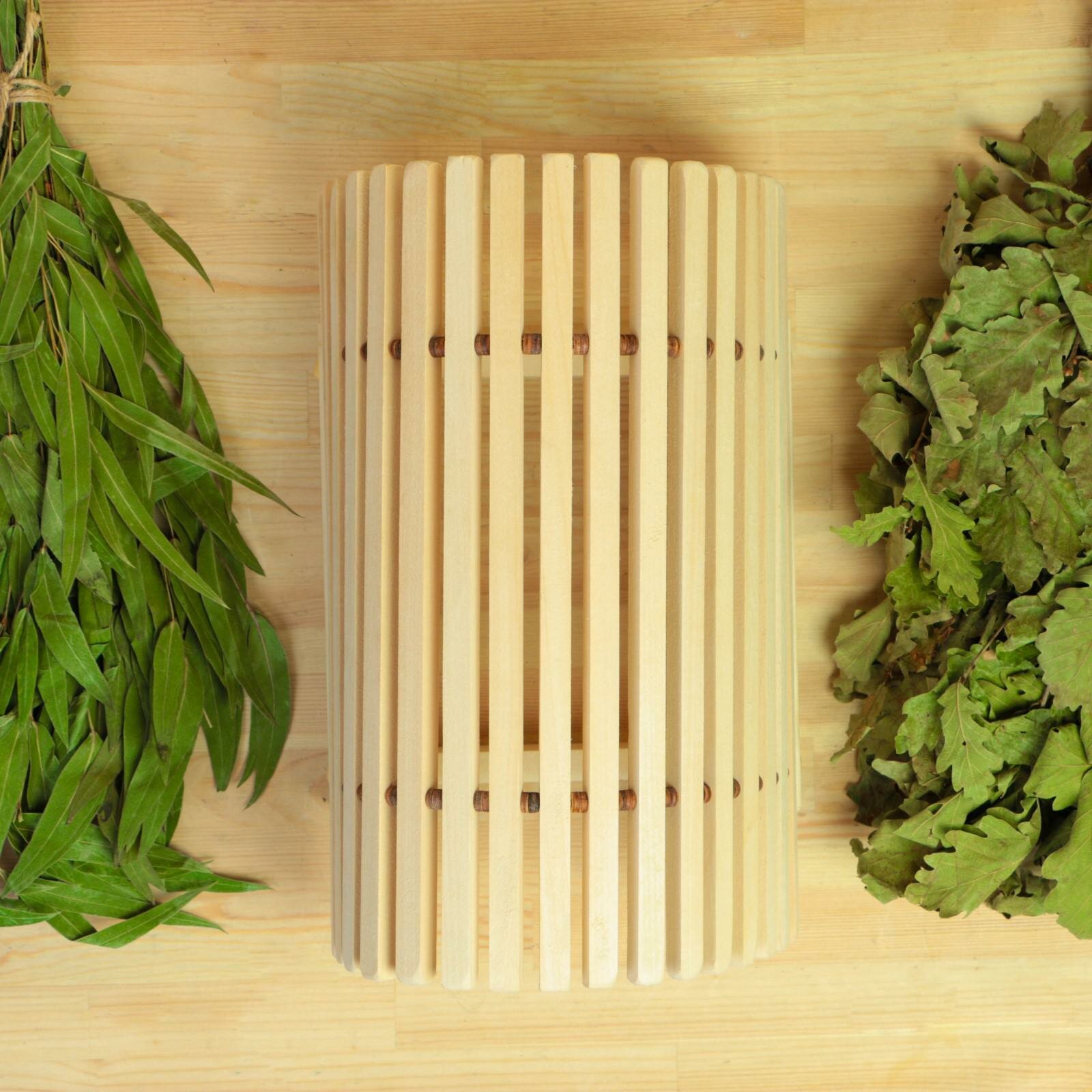 фото Абажур настенный фигурный, большой, липа, 31,5 х 20,5 х 16,7 см "Добропаровъ"