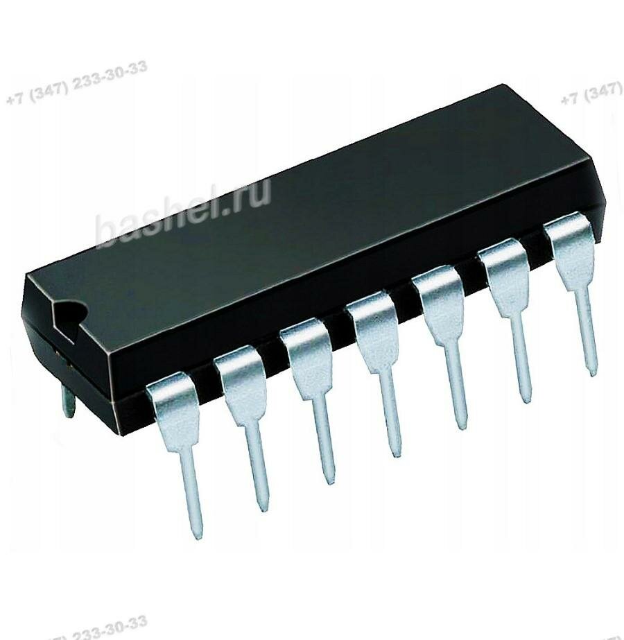 SN 74HC14N, Микросхема, DIP14, Texas Instruments